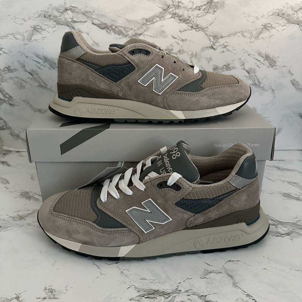 New Balance 998 Made In USA Suede Athletic Casual Shoes Sneakers Men’s Sizes